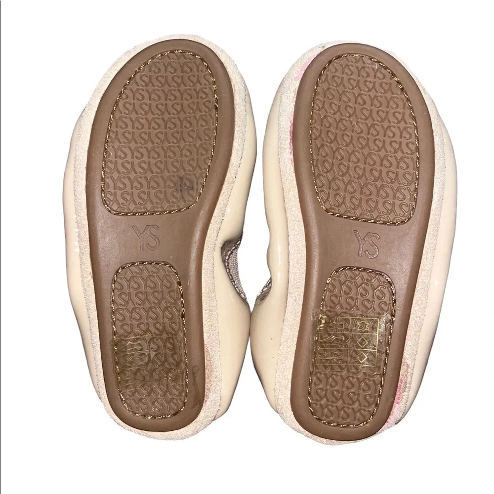 Yosi Samra Tan Patent Flats